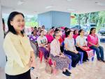ตรวจเยี่ยมเพื่อให้กำลังใจผู้เข้ารับการฝึกอบรมโครงการเพิ่มทัก
